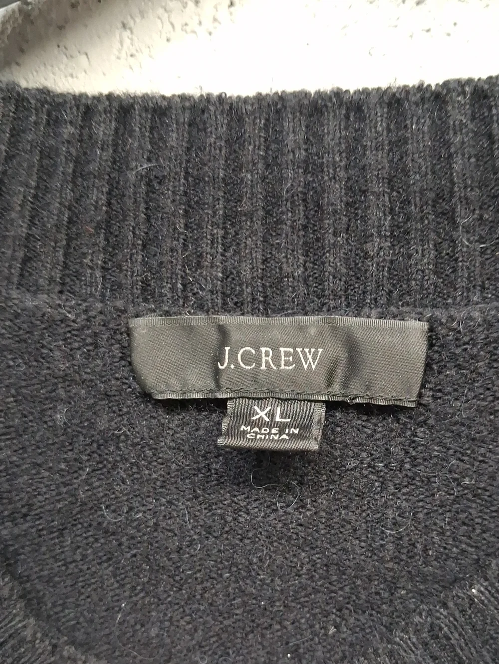 J. Crew Black Crewneck Sweater - Classic Knit